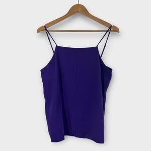 Harlowe & Graham Women’s Size Medium Royal Purple Square Neck Pullover Cami Top